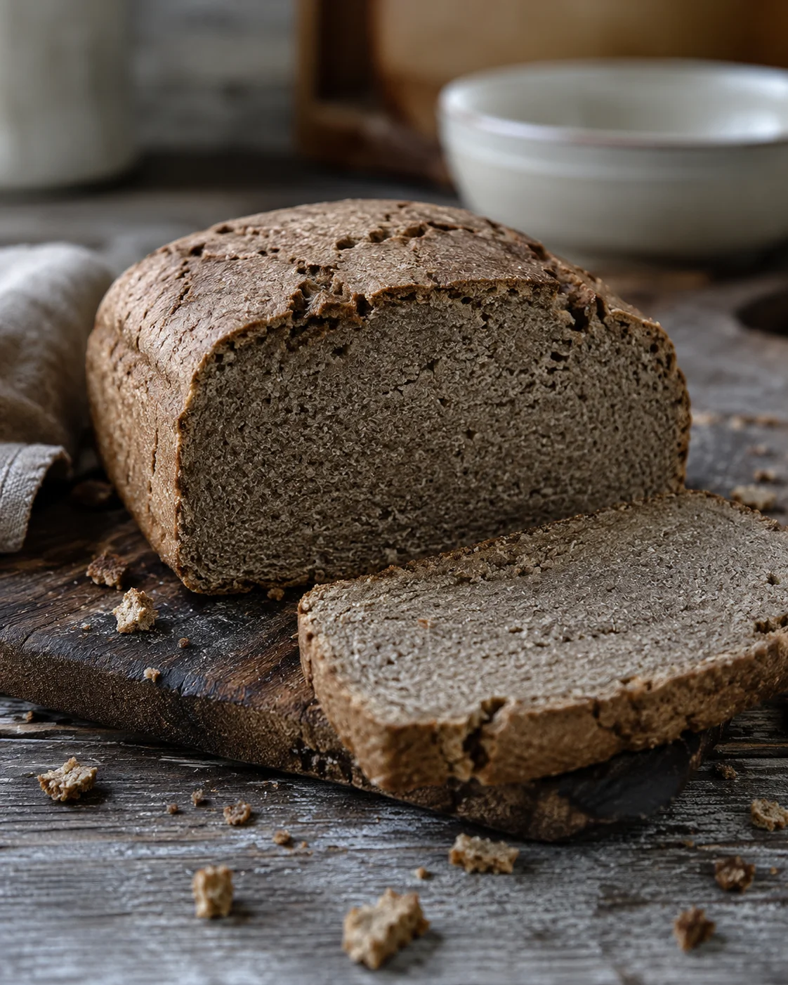 Pan seco y fallido de receta común