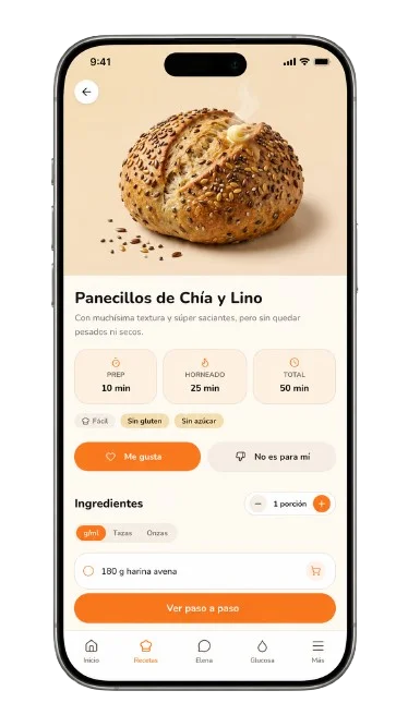 Método Elena APP en un móvil